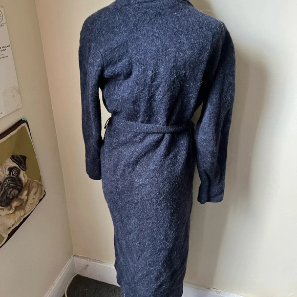 Peruvian Connection Navy Blue Duster Sweater, size medium - Picture 3 of 4